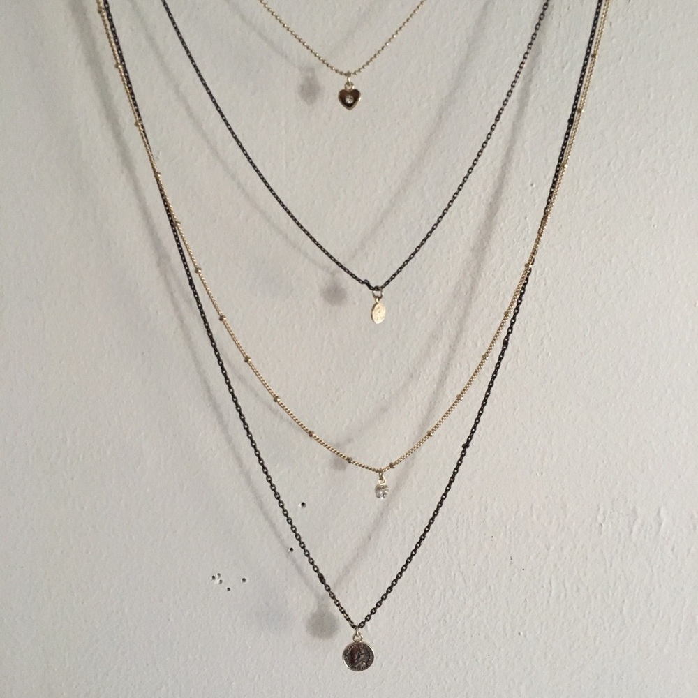 Queen Elizabeth Ii Multichain Necklace